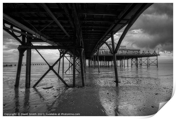Under the pier Print by David Smith