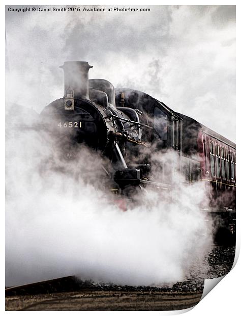  Lost in Steam Print by David Smith