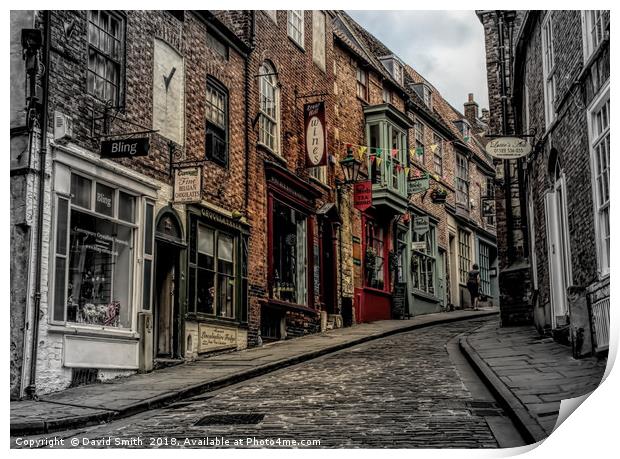 The Steep Hill Print by David Smith