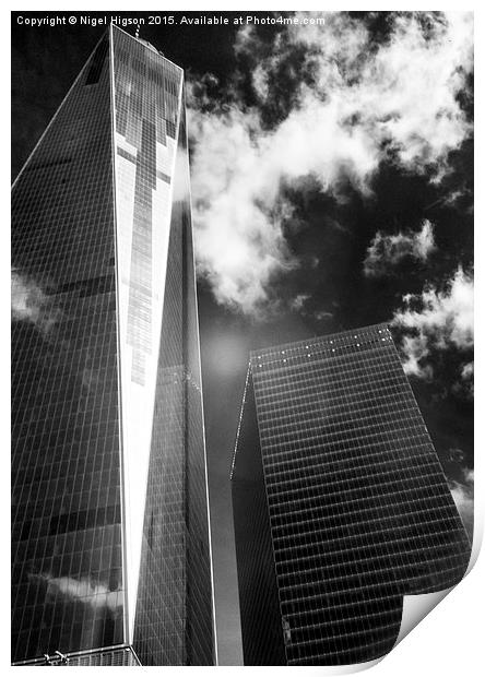  World Trade Center  NY Print by Nigel Higson