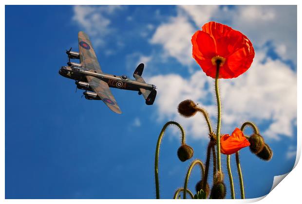 Bomber Command Tribute Print by Stephen Ward