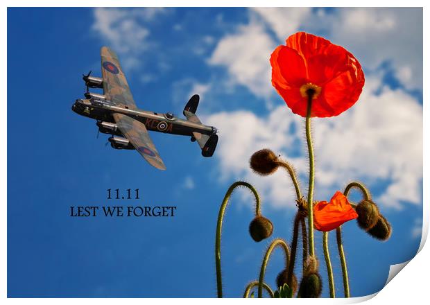 We will Remember Print by Stephen Ward