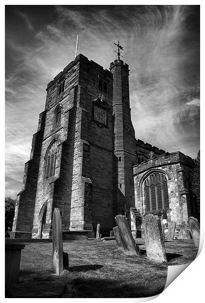 St Dunstan's Church Cranbrook Kent Print by pristine_ images