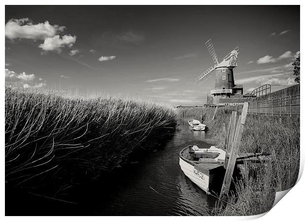  Cley Windmill Print by Broadland Photography