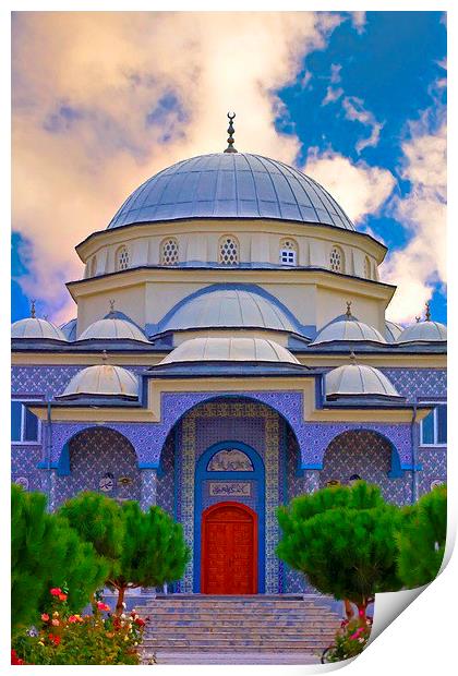 Turkish Mosque Print by ken biggs