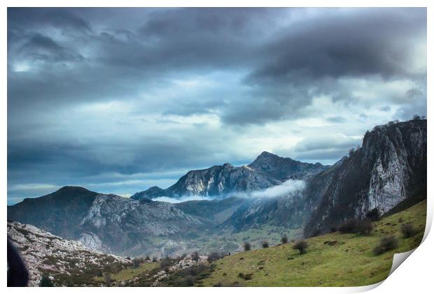 Peaks of Europe Print by Svetlana Korneliuk