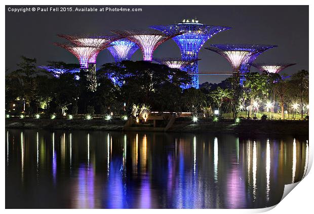 Gardens By The Bay Print by Paul Fell