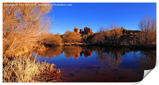 Red Rocks Print by Paul Fell