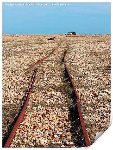  Dead Rail Print by Jon Barton