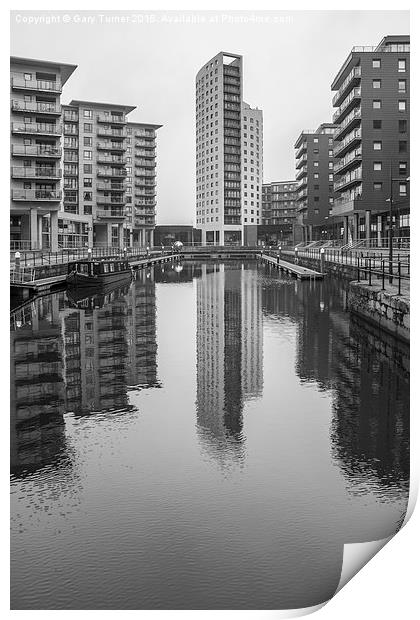  Clarence Dock Print by Gary Turner