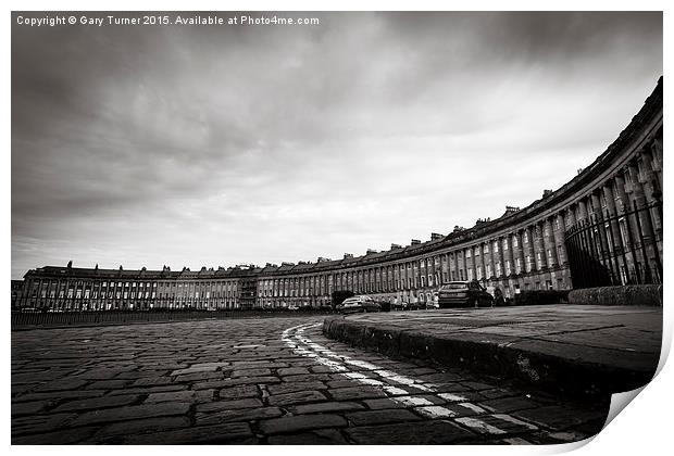 Royal Crescent Print by Gary Turner