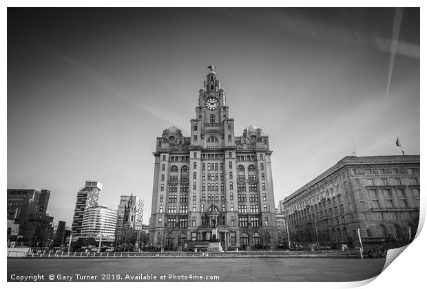 Liver Building Print by Gary Turner