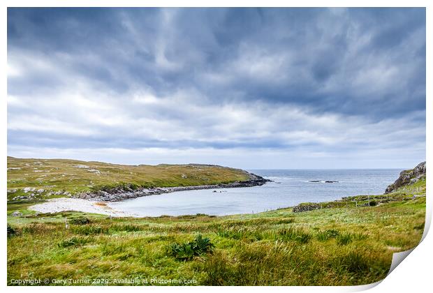 Garenin Bay, Isle of Lewis Print by Gary Turner