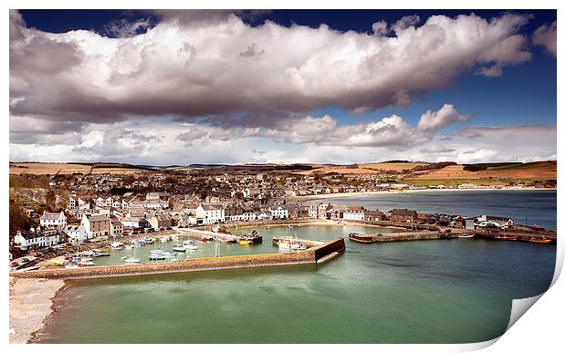  Stonehaven Harbour Print by Martin Slowey