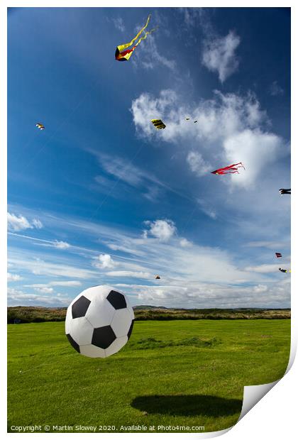 Let's go fly a kite Print by Martin Slowey