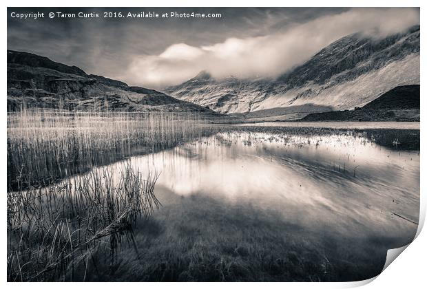 Cwmorthin Slate Quarry Print by Taron Curtis