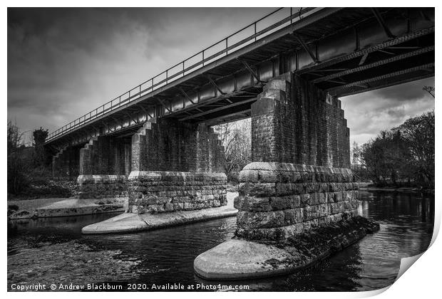 Dark crossing... Print by Andy Blackburn