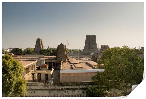 Meenakshi Temple Print by Brent Olson