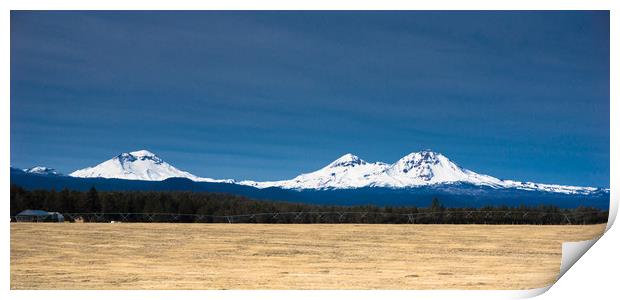  Three Sisters Panorama Print by Brent Olson