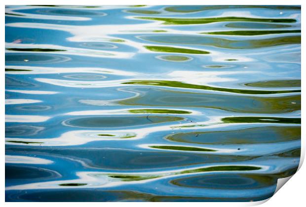  abstract ripples Print by Brent Olson
