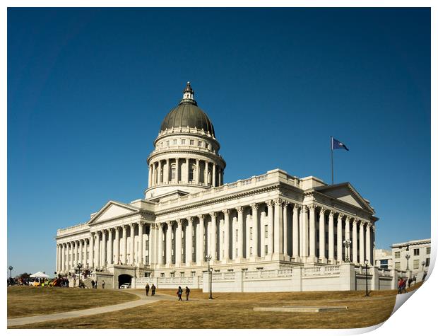  Utah State Capitol Building Print by Brent Olson