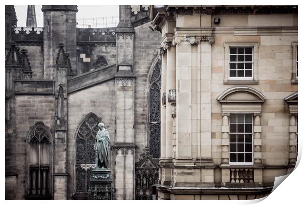  The Royal Mile, Edinburgh Print by Brent Olson