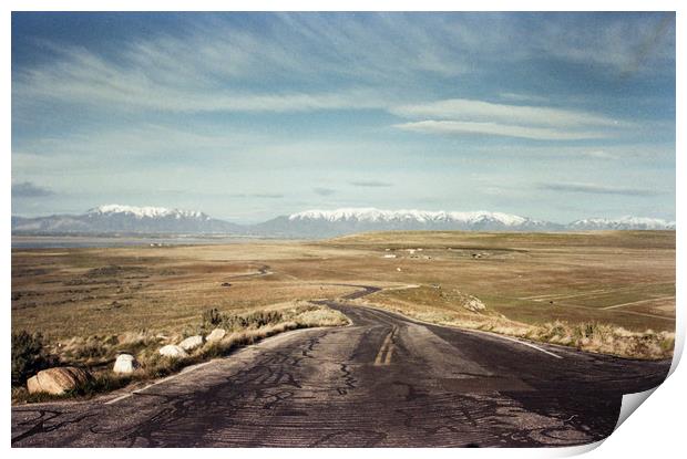Road to the mountains Print by Brent Olson