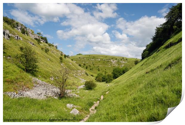Lathkill Dale Derbyshire Print by Kevin Round