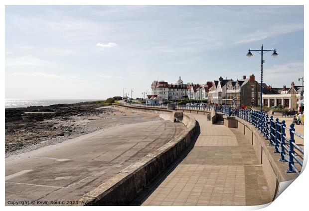 Porthcawl Promenade Print by Kevin Round