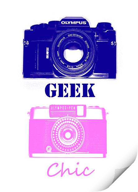 Camera Geek, Photo Chic  Print by Chris Watson