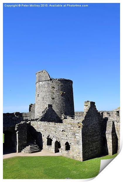  Kidwelly Castle Print by Peter McIlroy