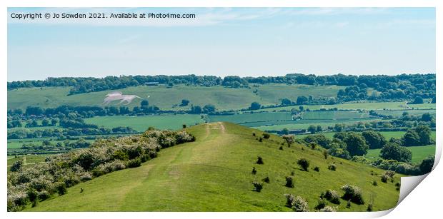 The Lion of Whipsnade Print by Jo Sowden