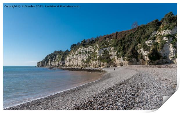 Beer, Devon Print by Jo Sowden