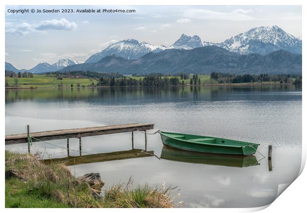 Hopfen am see, Bavaria, Germany Print by Jo Sowden