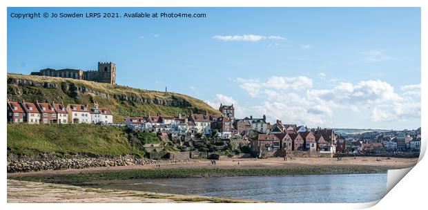 Whitby, from the Pier Print by Jo Sowden
