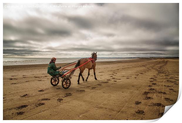 Horse and Cart Print by Brian Fagan