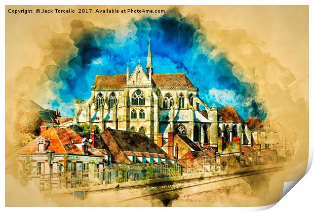 Auxerre France Print by Jack Torcello