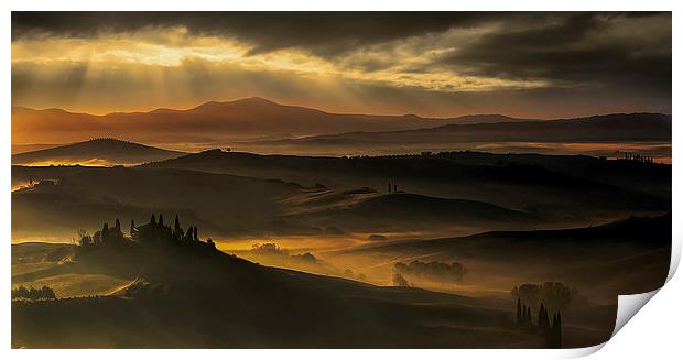 Tuscan Dawn Print by Giovanni Giannandrea