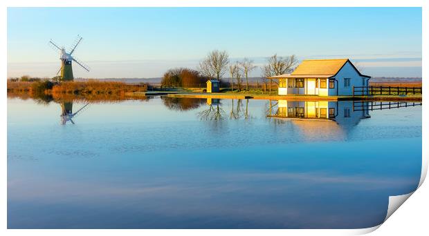 Morning in Norfolk Print by Svetlana Sewell