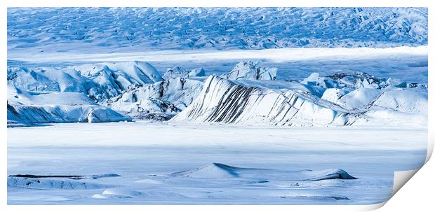 Glacier Ice Rocks Print by Svetlana Sewell