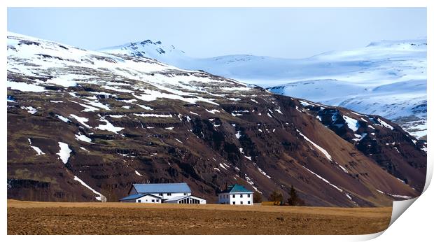 Living in Iceland Print by Svetlana Sewell