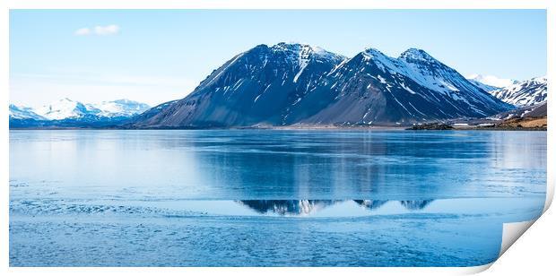 Frozen Lake Print by Svetlana Sewell