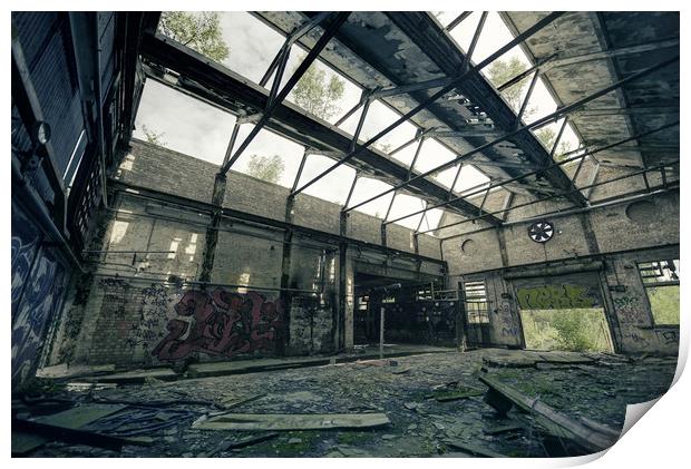 Derelict Warehouse Print by Svetlana Sewell