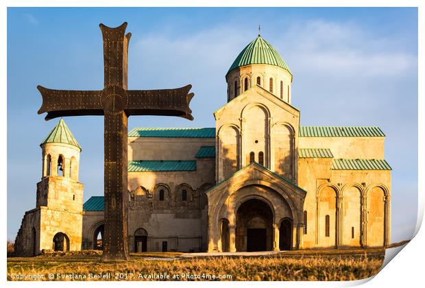 The Cathedral of the Dormition Print by Svetlana Sewell