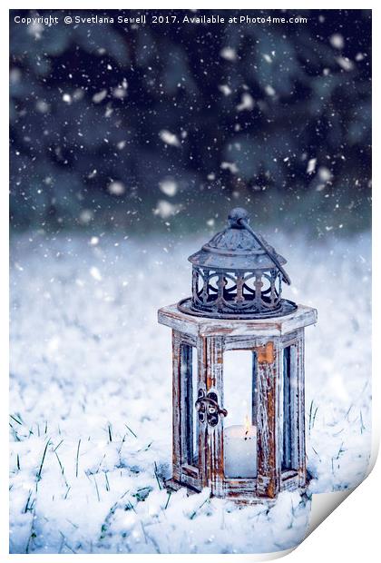 Lantern Print by Svetlana Sewell