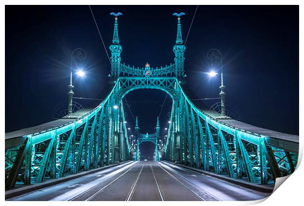 Liberty Bridge Print by Svetlana Sewell