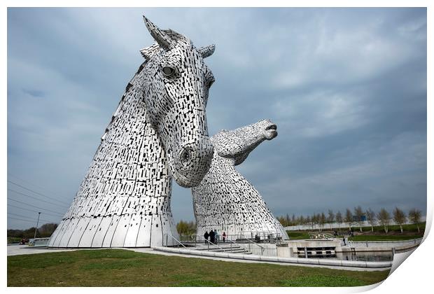 The Kelpies Print by Svetlana Sewell