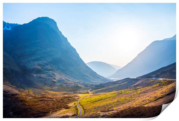 Glencoe Valley Print by Svetlana Sewell