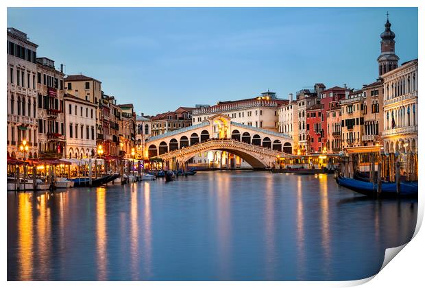 Rialto Bridge Print by Svetlana Sewell