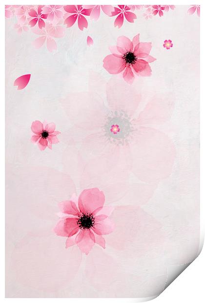 Floral Abstract Print by Svetlana Sewell